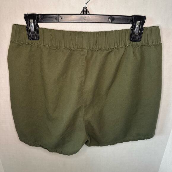 Madewell Green Shorts Women's Size Small‎ Flowy Classic Minimalist Vacation - Picture 4 of 7